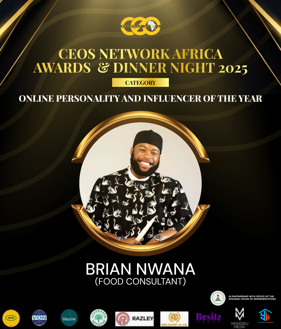 ONLINE PERSONALITY AND INFLUENCER OF THE YEAR